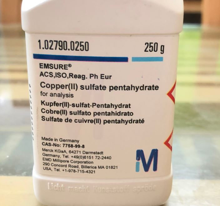 Hóa chất Copper(II) sulfate pentahydrate, hãng Merck Thiết bị Hà Nội